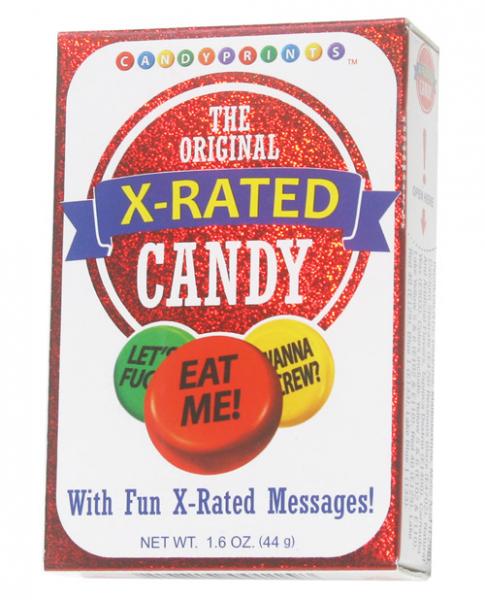 Original X-Rated Candy 1.6oz Box - Click Image to Close