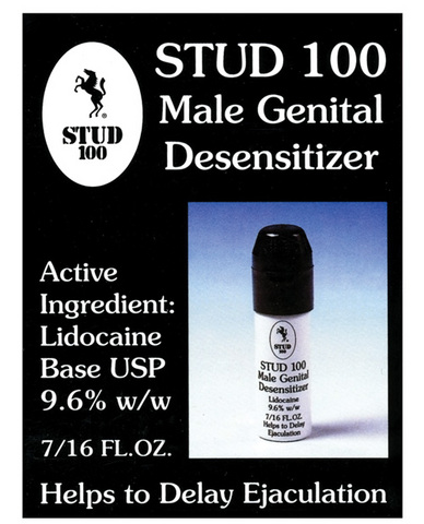 Stud 100 male genital desensitizer - Click Image to Close