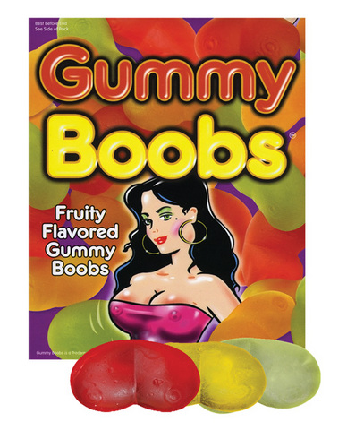 Gummy boobs candy