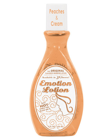 Emotion lotion, peaches and cream