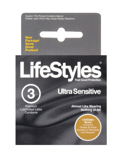 Lifestyles ultra sensitive (3pack)