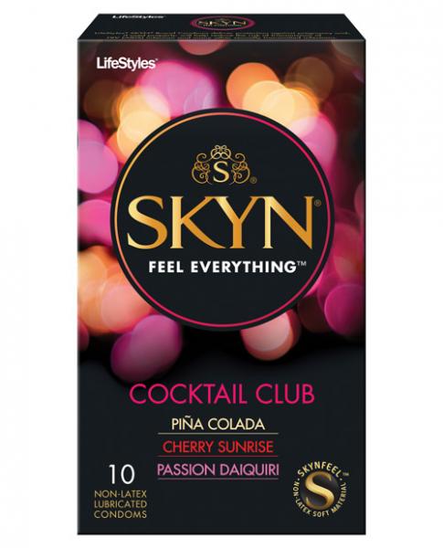 Skyn Cocktail Club Condoms - Box Of 10 - Click Image to Close