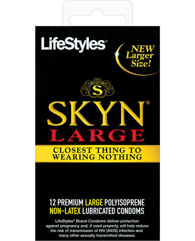 Lifestyles skyn large non-latex - box of 12 - Click Image to Close