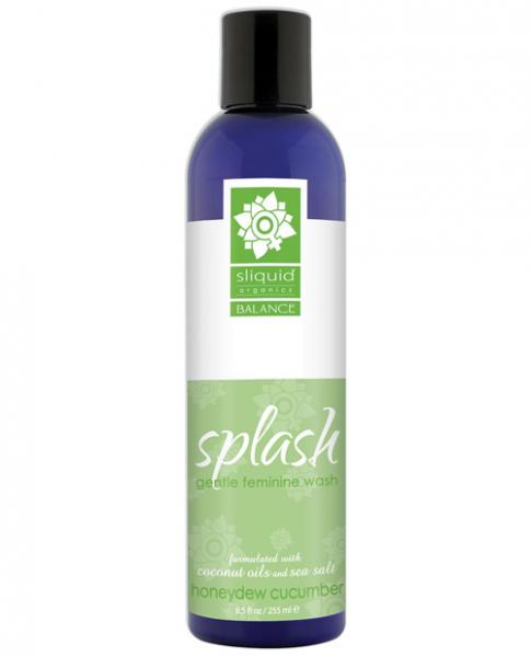 New Sliquid Splash Feminine Wash - 8.5 Oz Honeydew Cucumber - Click Image to Close