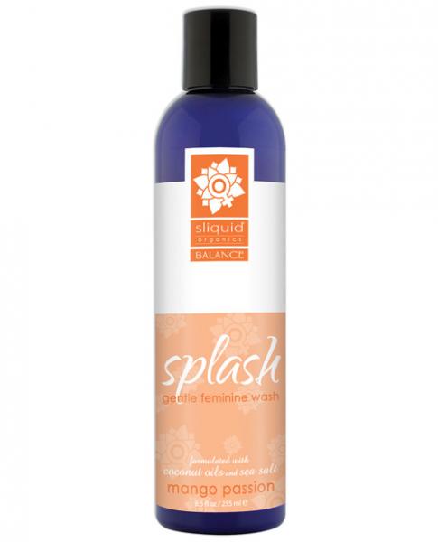 New Sliquid Splash Feminine Wash - 8.5 Oz Mango Passion