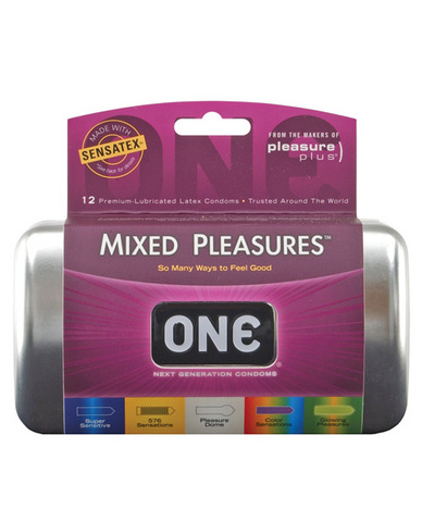 One next generation 12 pack condoms mixed pleasures