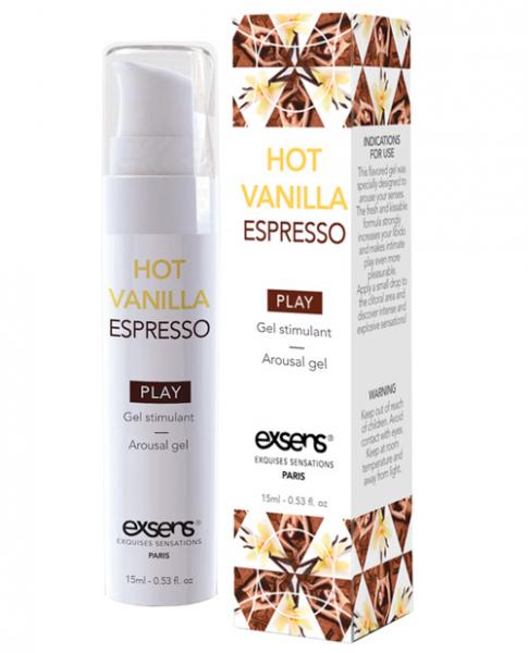 Exsens Of Paris Arousal Gel Hot Vanilla Espresso .53oz - Click Image to Close