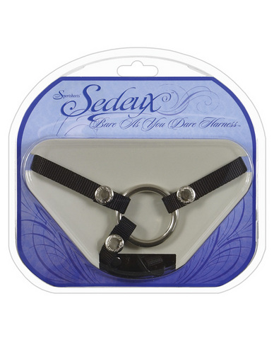 Bare as you dare harness, black