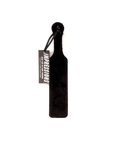 Fur Line Paddle - Black