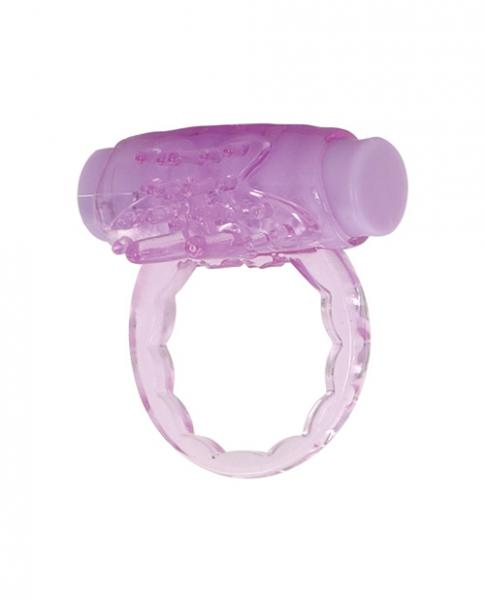 Humm Dinger Turbo Vibrating Cock Ring Purple - Click Image to Close