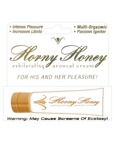 Horny honey stimulating arousal cream - 1 oz - Click Image to Close