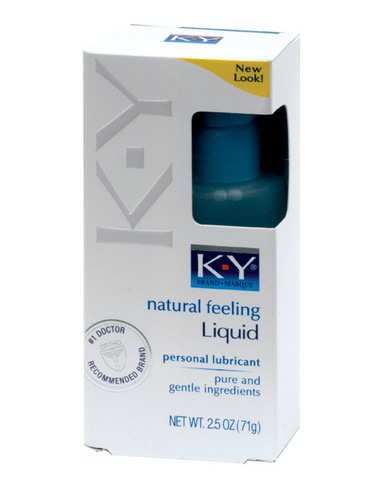 K-y natural feeling liquid 2.5 oz