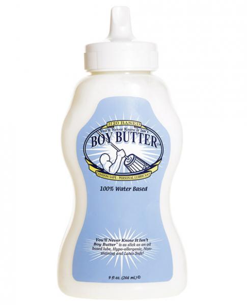 Boy Butter H2O Lubricant Squeeze Bottle 9oz - Click Image to Close