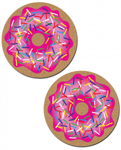 Pastease Pink Donut with Sprinkles Pasties - Click Image to Close