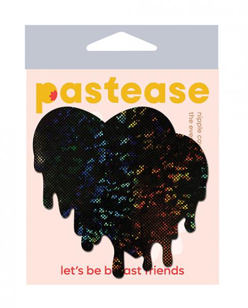 Pastease Premium Melty Heart - Black O/s - Click Image to Close