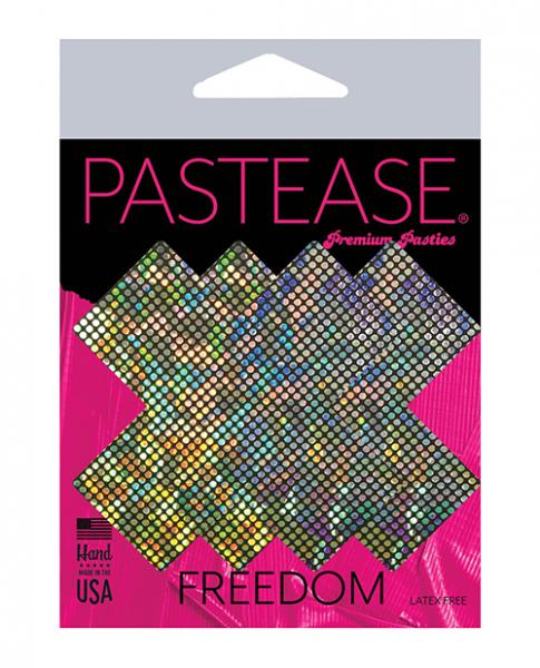 Pastease Disco Glitter Plus X - Silver O/s - Click Image to Close