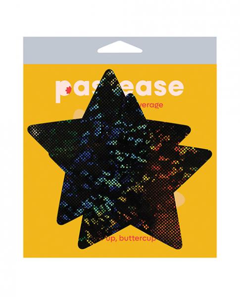 Pastease Coverage Disco Star - Black O/s - Click Image to Close