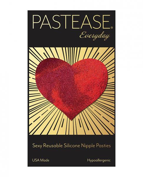 Pastease Reusable Liquid Heart - Red O/s - Click Image to Close