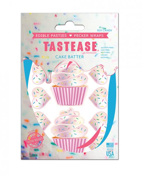 Pastease Tastease Edible Pasties & Pecker Wraps - Cupcake O/s - Click Image to Close