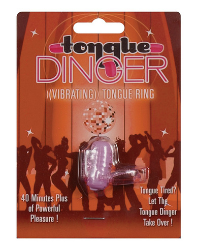 Tongue Dinger Vibrating Tongue Ring-purple