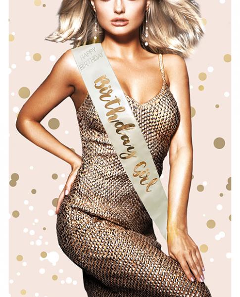 Birthday Girl Sash - Rose Gold - Click Image to Close