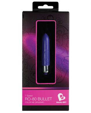 Color Me Orgasmic Colored 7 Speed RO-80mm Bullet - Color Changing - Click Image to Close