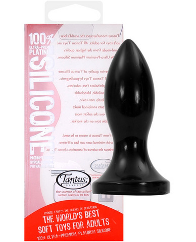 Tantus b-bomb silicone vibrating plug - purple