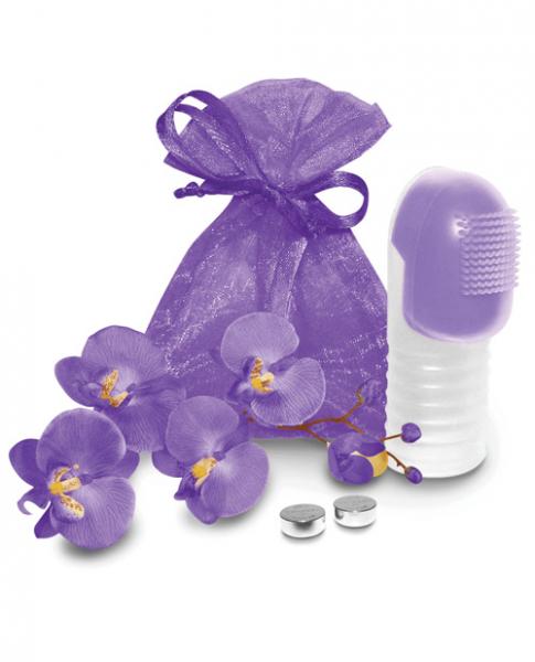 Fuzu Fingertip Massager Neon Purple - Click Image to Close