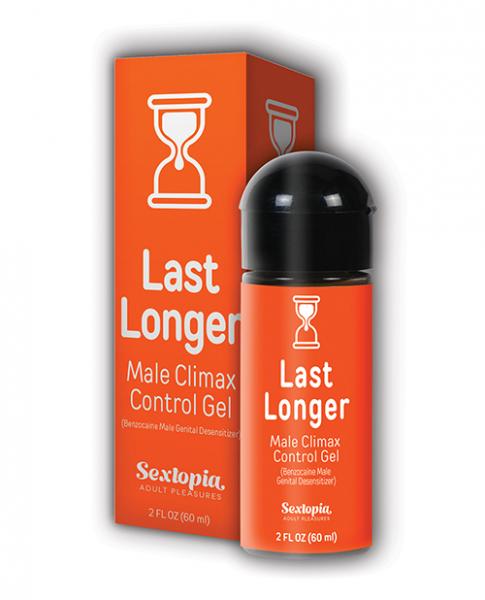 Sextopia Last Longer Male Climax Control Gel - 2 Oz Bottle