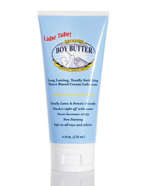 Boy Butter H2o Lube Tube - 6 Oz - Click Image to Close