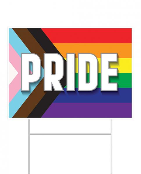 Plastic Pride Yard Sign - Click Image to Close