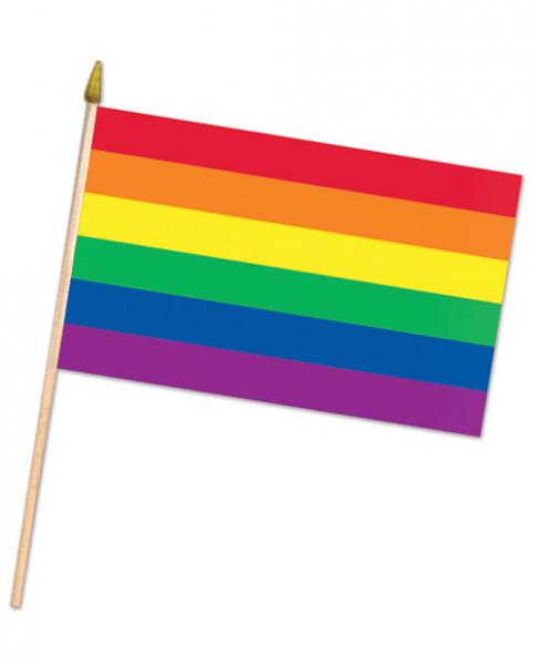 Rainbow Fabric Flag - Click Image to Close