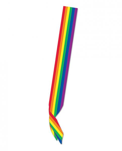 Pride Satin Sash - Rainbow - Click Image to Close