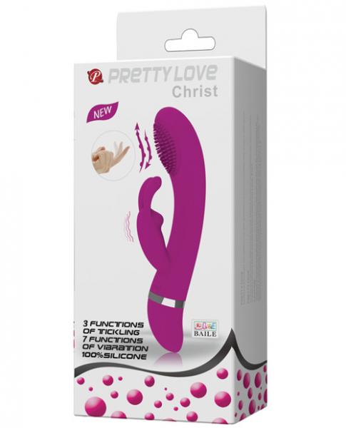 Pretty Love Christ Rabbit Vibrator 7 Function Purple - Click Image to Close