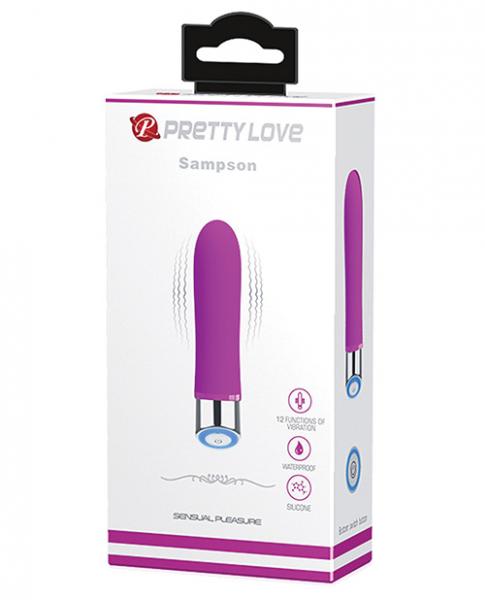 Pretty Love Sampson Smooth Mini Vibe - Fuchsia - Click Image to Close