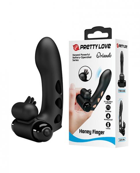 Pretty Love Orlando Honey Finger - Black - Click Image to Close