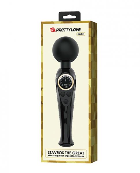 Pretty Love Skylar Led Digital Display Wand - Black - Click Image to Close