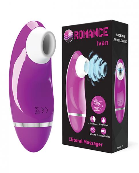 Pretty Love Romance Ivan Sucking Clitoral Massager - Fuchsia - Click Image to Close