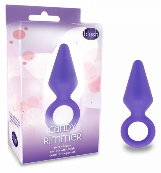 Candy Rimmer Butt Plug Purple - Click Image to Close