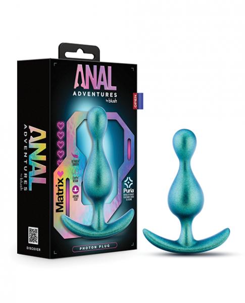 Blush Anal Adventures Matrix Photon Plug - Teal - Click Image to Close