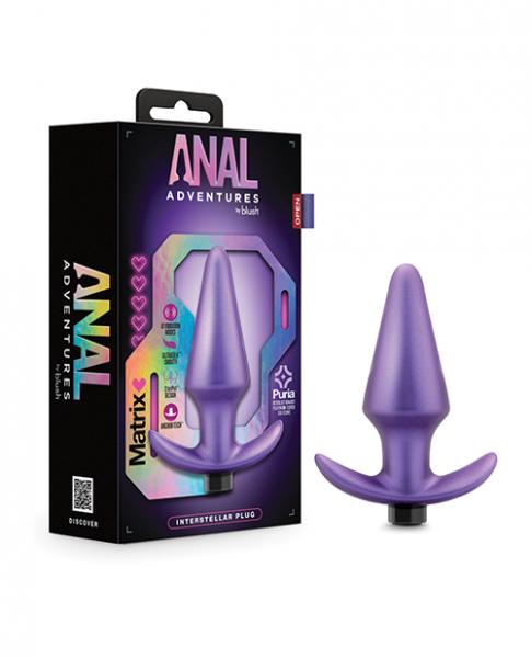 Blush Anal Adventures Matrix Interstellar Plug - Astro Violet - Click Image to Close