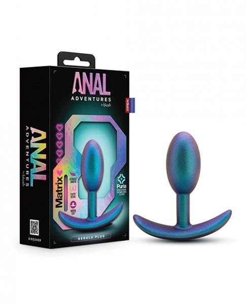 Blush Anal Adventures Matrix Nebula Plug - Turquoise - Click Image to Close