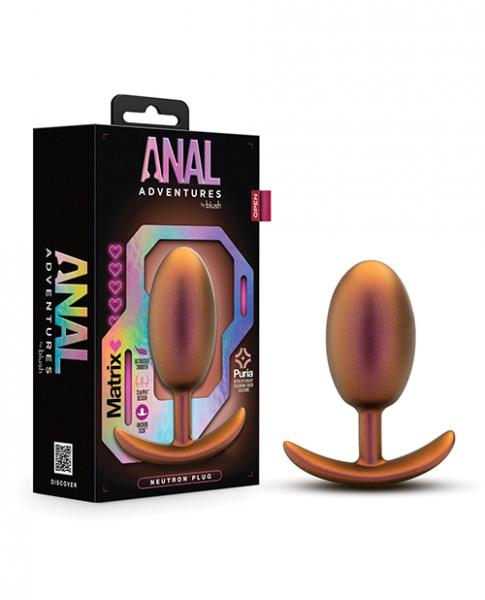 Blush Anal Adventures Matrix Neutron Plug - Copper - Click Image to Close