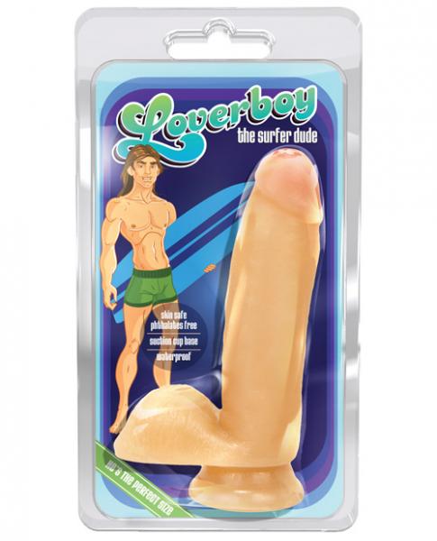 Blush Loverboy The Surfer Dude w/Suction Cup - Flesh - Click Image to Close