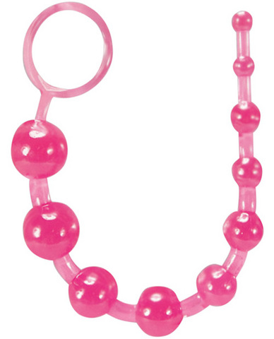 Blush sassy anal beads - pink