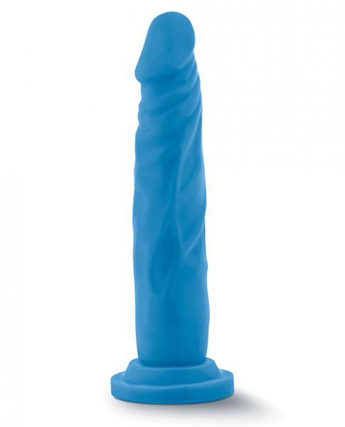 Neo 7.5 inches Dual Density Cock Neon Blue