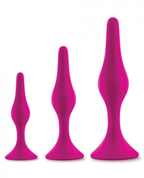 Luxe Beginner Plug Anal Trainer Kit Pink - Click Image to Close