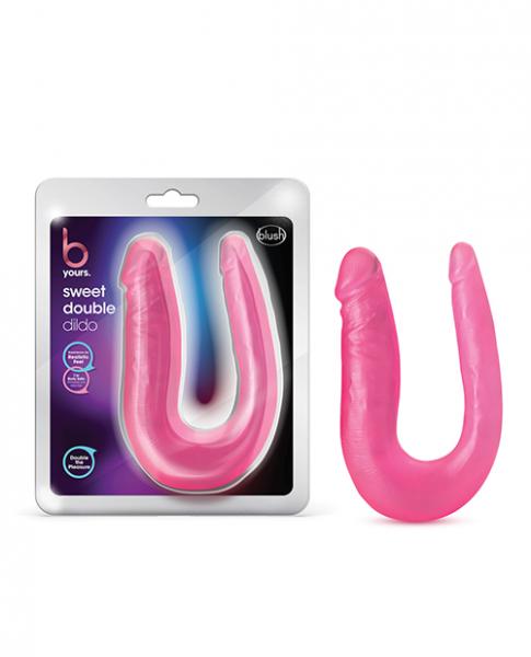 Blush B Yours Sweet Double Dildo - Pink - Click Image to Close