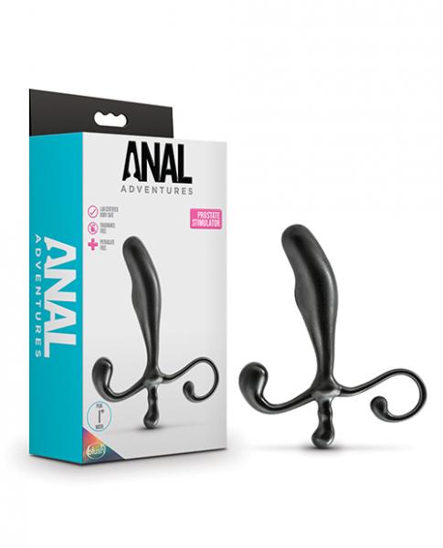 Blush Anal Adventures Prostate Stimulator - Black - Click Image to Close