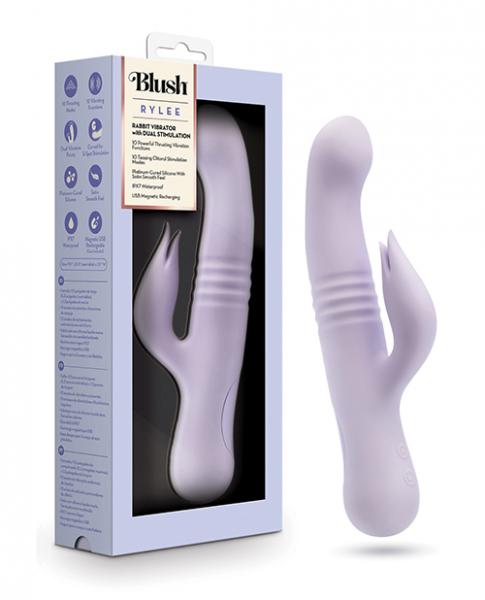 Blush Rylee Rabbit Vibrator - Lavender - Click Image to Close